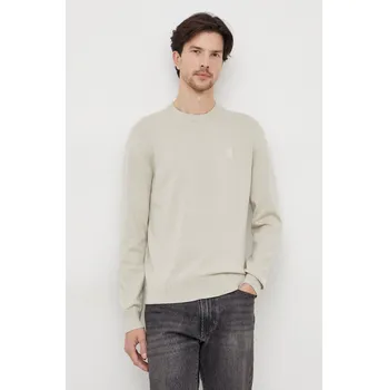 Dámský svetr Svetr s příměsí kašmíru BOSS CASUAL 50471343 zelená 07X, vel. S