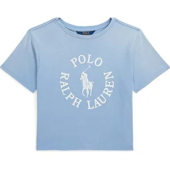Chlapecké tričko Dětské bavlněné tričko Polo Ralph Lauren 313935286004 modrá 55X, vel. 144-154