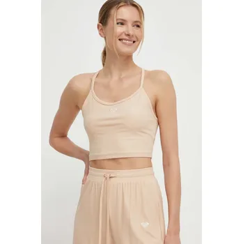 Top na jógu Roxy Rise & Vibe ERJKT04116 béžová 02C, vel. L
