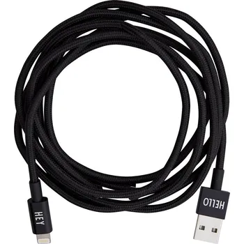 Mobilní telefon IPhone kabel Design Letters 60201001BLACK černá 99X