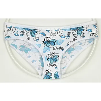 Dámské spodní prádlo TIMANNI Bambusové kalhotky vzor 403 Velikost: M - L, Barva: bílá