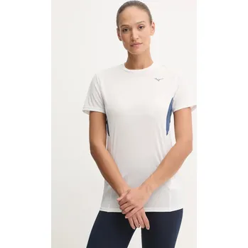 Pánské tričko Běžecké tričko Mizuno DryAeroFlow bílá barva, J2GAB004 00X, vel. XL