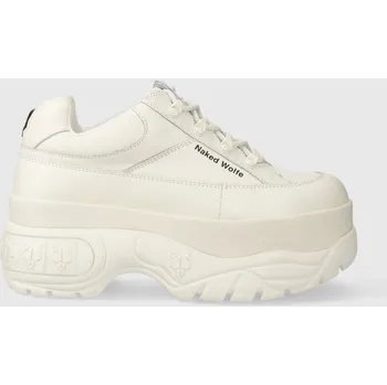 Dámské tenisky Kožené tenisky Naked Wolfe Sporty Sporty.White bílá 00X, EUR 40