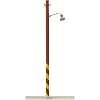 Modelová železnice Nádražní lampa dřevěná malá TT - JM 311310