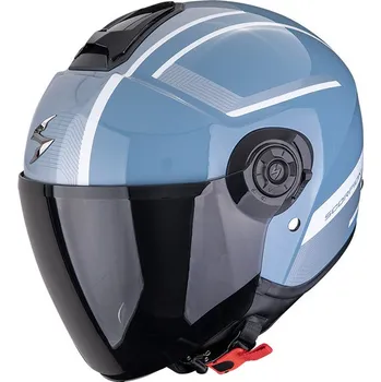 Helma na motorku SCORPION přilba EXO-CITY II Cosmos blue/silver - L
