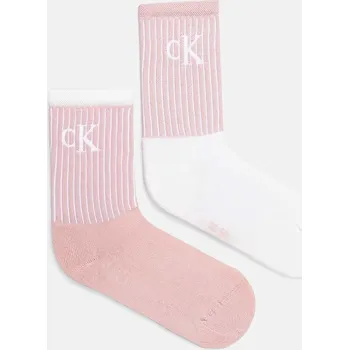 Pánské oblečení Ponožky Calvin Klein Jeans 2-pack 701229467.NOS růžová 30A, vel. 39/42