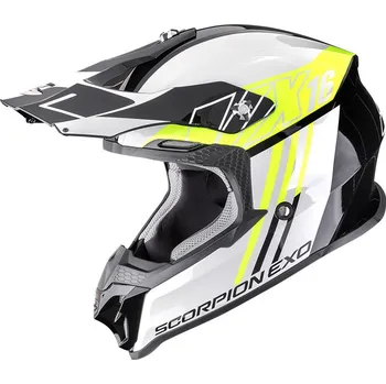 Motodoplněk SCORPION přilba VX-16 EVO AIR Lignes black/neon yellow - M
