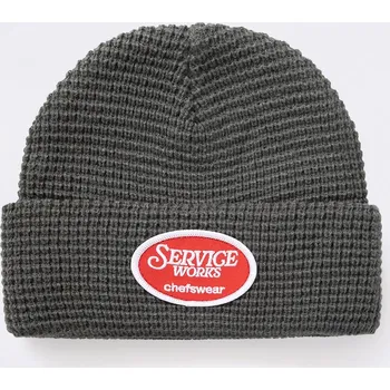 Čepice Service Works Waffle Patch Beanie GREY