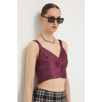 Top Abercrombie & Fitch dámský, fialová barva KI140.3444.566 48X, vel. S