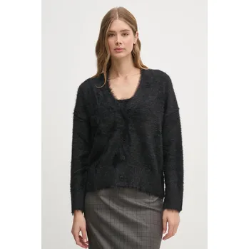 Dámský svetr Kardigan Sisley 19VBM602B černá 99X, vel. S