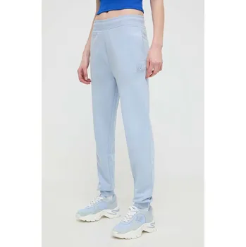 Bavlněné tepláky HUGO Nelfinia fialová barva, 50522417 55D, vel. XS