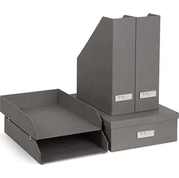 Organizér na dokumenty Bigso Box of Sweden 491554141 šedá 90X