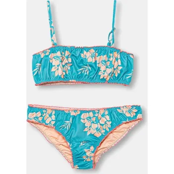 Dívčí plavky Dvoudílné dětské plavky United Colors of Benetton 3MVL0K02W.G.Seasonal tyrkysová 60X, vel. 110