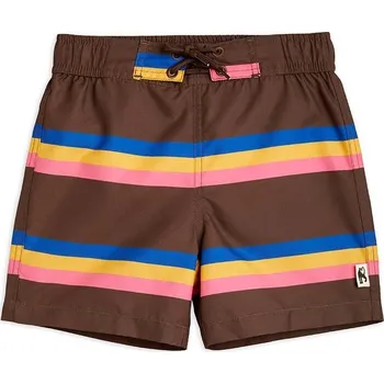 Chlapecké kraťasy Dětské plavkové šortky Mini Rodini 2328011416 hnědá 88X, vel. 80-86