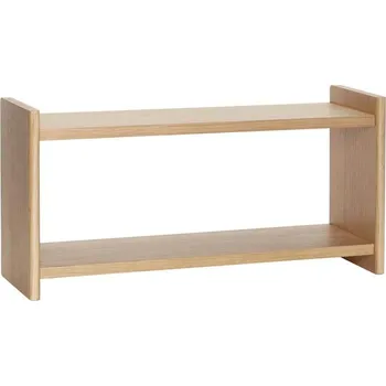 police Hübsch, Nástěnná police Hübsch dřevěná dvojitá 62 cm - Formadore