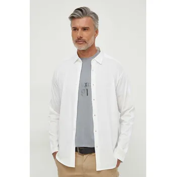 Pánská košile Košile Armani Exchange 3DZCLA.ZJ9AZ béžová 01X, vel. XXL