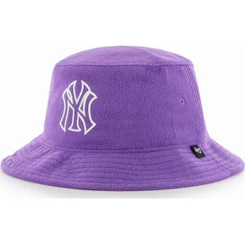 Klobouk Klobouk 47brand MLB New York Yankees fialová barva B.FLCBK17PFF.BV 45X, vel. ONE SIZE