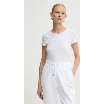 Bavlněné tričko Armani Exchange bílá barva, 8NYT82 YJ16Z NOS 8NYT82.YJ16Z.NOS 00X, vel. XL