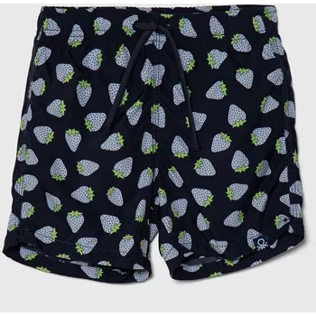 Dětské plavkové šortky United Colors of Benetton tmavomodrá barva 54MX0X00P.G.Seasonal 59X, vel. 90