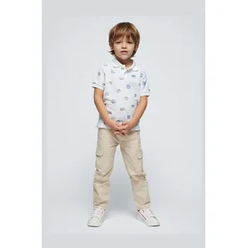 Dětské kalhoty Mayoral cargo 3545.5F.Mini.PPYH červená 33X, vel. 92