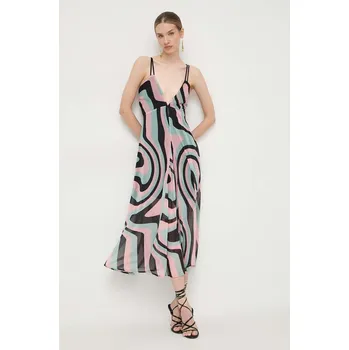 Dámské šaty Šaty Silvian Heach midi GPP24332VE vícebarevná MLC, vel. 36