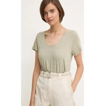 Pánské tričko Bavlněné tričko Pepe Jeans EZZY zelená barva, PL505884 81X, vel. L