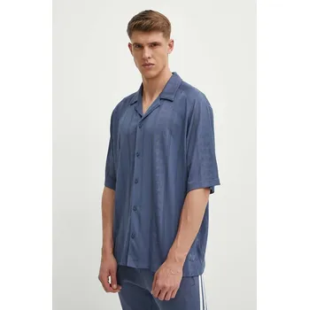 Pánská košile Košile adidas Originals pánská, relaxed, IT7499 modrá 55X, vel. XL