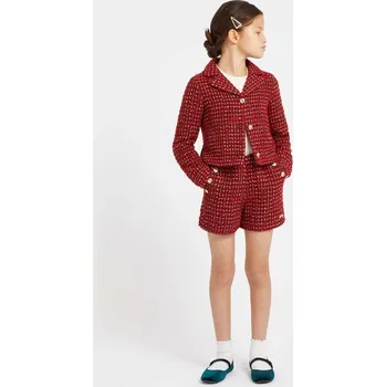 Dětské kraťasy Guess červená barva, vzorované J3BD02.WFRF0.9BYX 33X, vel. 166-175