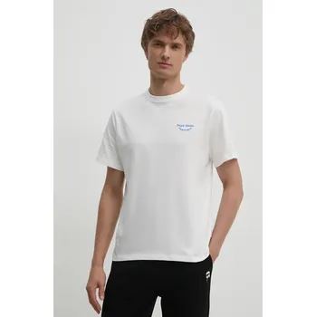 Oblečení a móda Bavlněné tričko Pepe Jeans ARIS PM509630 bílá 00X, vel. M