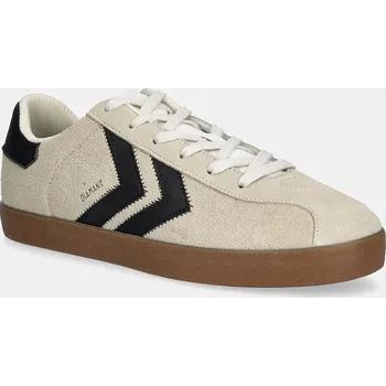 Pánské tenisky Semišové sneakers boty Hummel Diament Lx-e Sd béžová barva, 226231 12X, EUR 43
