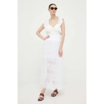 Dámská sukně Bavlněná sukně Guess W3GD69.WFDC0 bílá 00X, vel. L