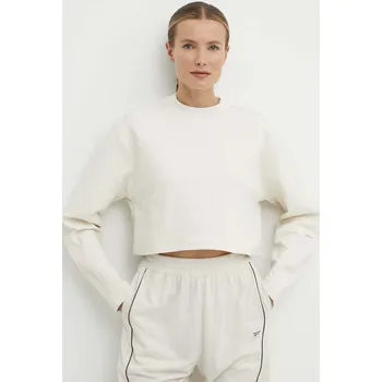 Dámské oblečení Mikina Reebok Active Collective 100076297 béžová 01X, vel. S