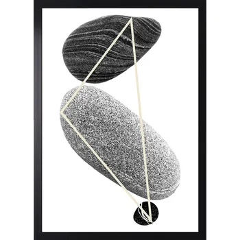 Plakát Zarámovaný plakát AN0003 bílá 00A