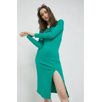 Dámské šaty Šaty Hollister Co. KI359.3110.300 zelená 77X, vel. XS