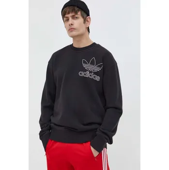 Dámská mikina Bavlněná mikina adidas Originals IU2350 černá 99X, vel. S