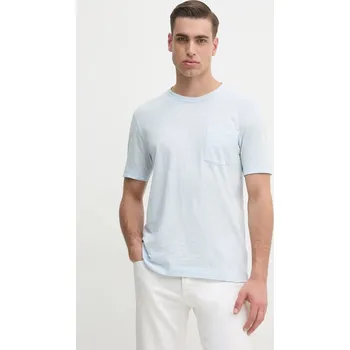 Bavlněné tričko Marc O'Polo M23217651204 modrá 50X, vel. M