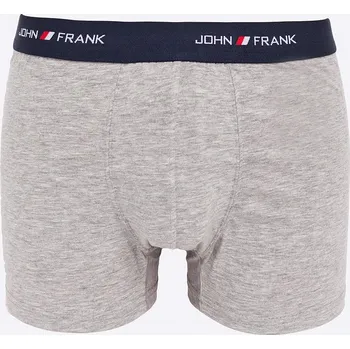 Boxerky John Frank - Boxerky (3-pak) JF3B08 námořnická modř 59X, vel. S