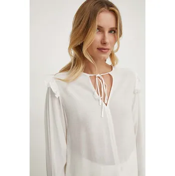 Dámská mikina Halenka United Colors of Benetton 5UMHDQ07C béžová 01X, vel. M