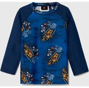 Chlapecké tričko Plavecké tričko s dlouhým rukávem Lego tmavomodrá barva 12011189 59X, vel. 92