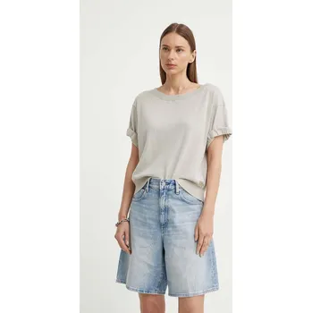 Pánský svetr Bavlněný svetr G-Star D24596.D597 béžová 80X, vel. S