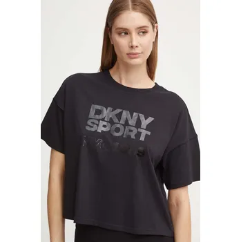 Pánské tričko Bavlněné tričko Dkny černá barva, DP4T9972 99X, vel. XS