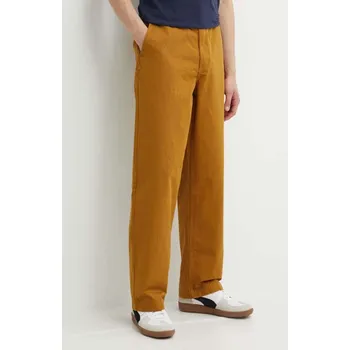 Bavlněné kalhoty Vans hnědá barva, ve střihu chinos, VN0000051M71 88X, vel. 32