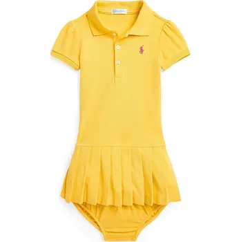 Dámské šaty Dětské bavlněné šaty Polo Ralph Lauren 310925712001 žlutá 11X, vel. 75-79