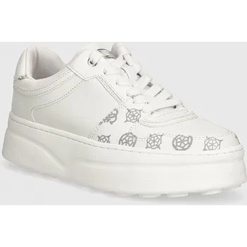 Dámské tenisky Tenisky Guess QUEENZ FLTQNZ.FAL12.WHIGR bílá 00X, EUR 36
