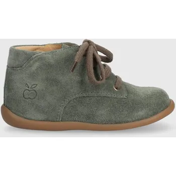 Dámské polobotky Dětské semišové polobotky Pom D'api P1AGDO0403.19.23 zelená 87X, EUR 19