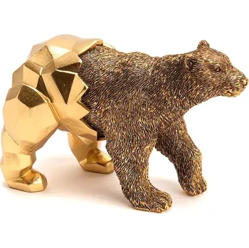 Dekorativní figurka home & lifestyle žlutá barva 158475 18X