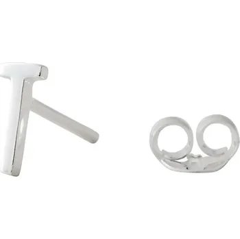 Náušnice Stříbrná náušnice Design Letters 90401000T stříbrná SLV, vel. ONE SIZE