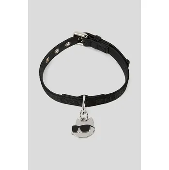 Obojek pro psa Psí obojek Karl Lagerfeld Ikon černá barva, A1W42051 99X