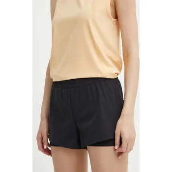 Dámské kraťasy Sportovní šortky Peak Performance Light dámské, černá barva, hladké, high waist G79868 99X, vel. L