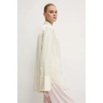 Pánská košile Košile Day Birger et Mikkelsen Felix - Fluid Viscose RD dámská, béžová barva, relaxed, s klasickým límcem, DAY65243240 01X, vel. 36